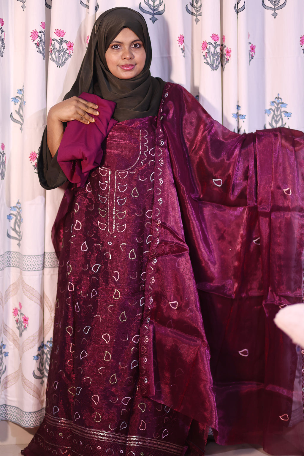 Unstitched Party Collection - স্পেশাল জর্জেট থ্রী পিস