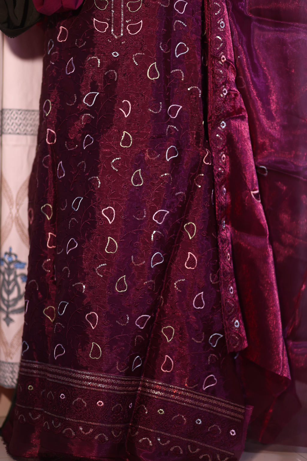 Unstitched Party Collection - স্পেশাল জর্জেট থ্রী পিস