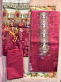 Luxury Cotton Un-Stitched Three Piece