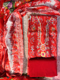 Luxury Cotton Un-Stitched Three Piece