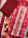Luxury Cotton Un-Stitched Three Piece