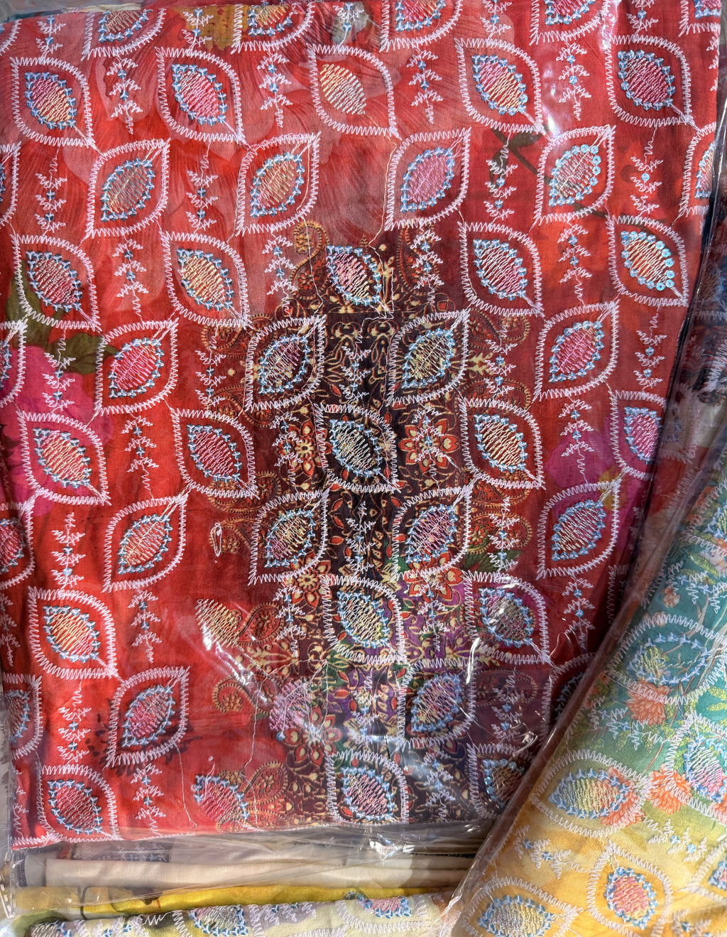 three piece Sequence Work : Pata Bahar